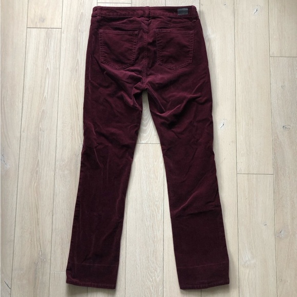 Lauren Ralph Lauren Burgundy Corduroy Premier Straight Pants Size 6P - Picture 2 of 16